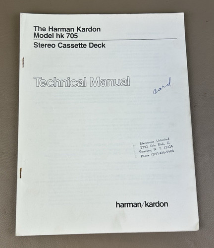 Harman kardon 705 - harman,