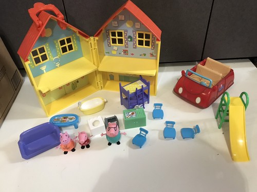 Peppa pig yellow dollhouse - dollhouse, w