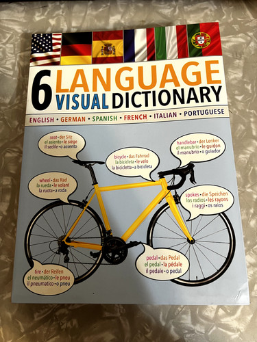 Language visual dictionary - 6-language,