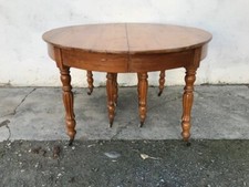 Tavolo Rotondo Carlo X in Ciliegio - Restaurato (in corso d'opera)_car 2744