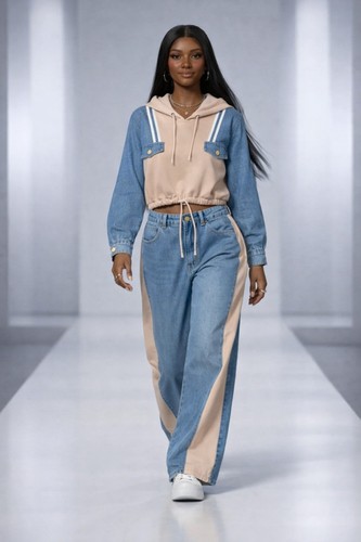 Pantaloni con lacci elastico - pantaloni,