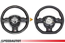 Ricambio S-LINE Piatto Volante Multifunzione Palette IN Pelle Audi A4