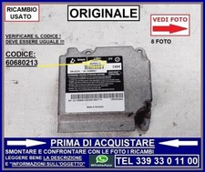 CENTRALINA SENSORE AIRBAG ORIGINALE ALFA ROMEO 147 156 GT codice 60680213