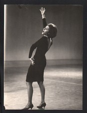 FOTO ORIGINALE MARIA MONTI A STUDIO UNO ARCHIVIO E.R.I. 1961 TIMBRO SUL RETRO