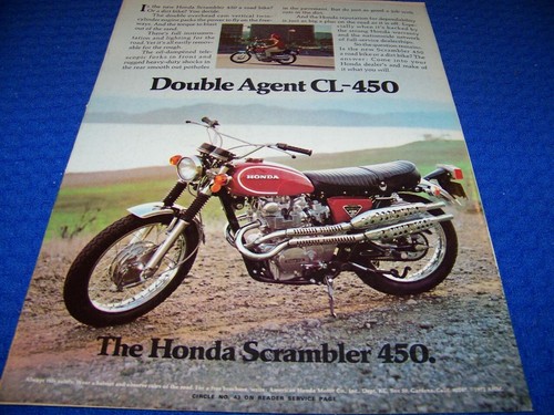 1972 honda 450 scrambler - 1972, cl-450