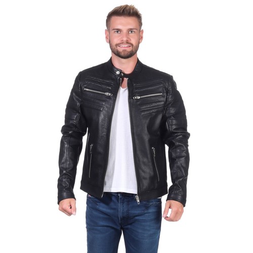 Giacca pelle koza uomo - giacca,