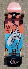 Skateboard longboard completo Sector 9 Surf & Turf 30" con ruote Nineball