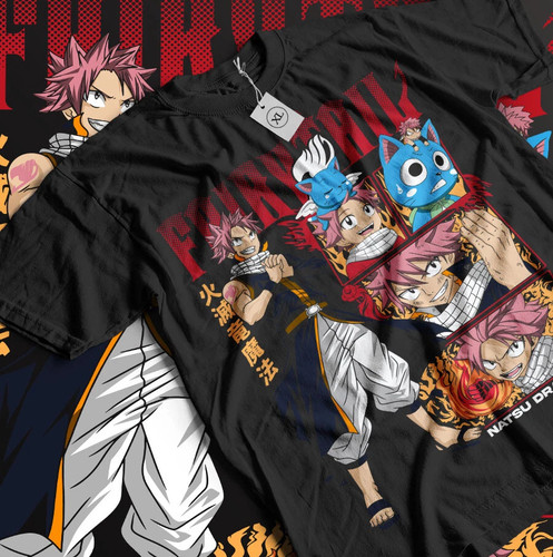 Shirt fairy tail grigia - fairy,