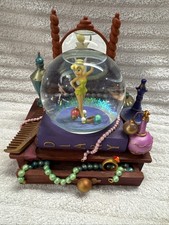 Scatola musicale gioielli Peter Pan Tinkerbell Disney Store ritirata fate Snowglobe