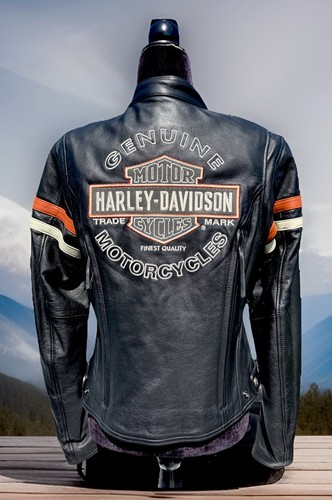 Giacca pelle nera - , harley