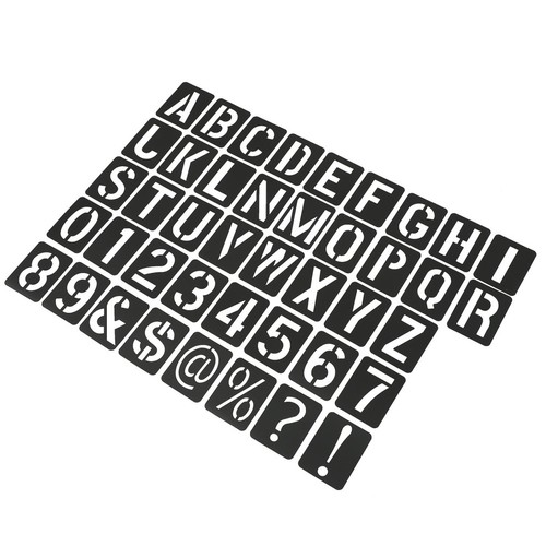 Pcs stencil numeri lettere - 41,
