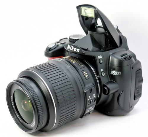 Nikon d5000 3mp dslr - 12.3mp, w/
