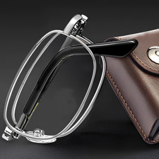 OCCHIALI DA VISTA PIEGHEVOLI UOMO DONNA LETTURA PRESBIOPIA DIOTTRIE 0,5 0,75 a 6