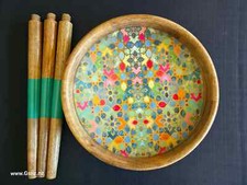 Tavolino Laterale Resina Unico