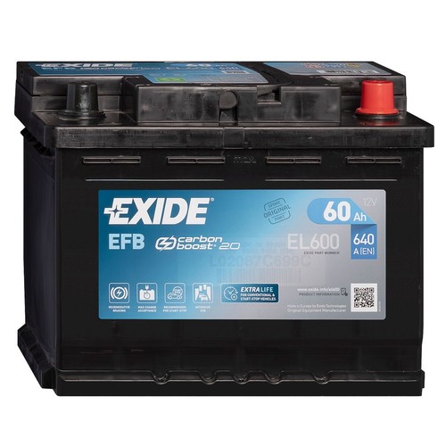 Batteria per auto exide - batteria, 60