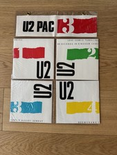U2  4 U2 play  Pack 3 IRELAND 4x7"  in original Irish CBS label rare
