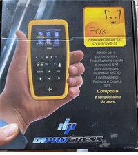 MISURATORE DI CAMPO SATELLITARE DP FOX Sat-finder DVBS/S2 SCR. NUOVO