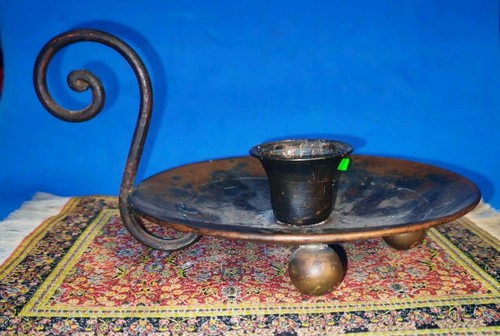 1201 antico candelabro bugia - 1201-,