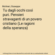 Tu dagli occhi così puri