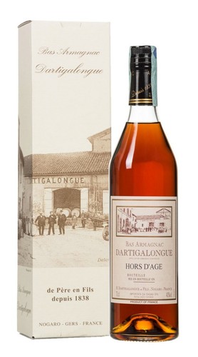 Bas armagnac hors age 70 - d'age, cl