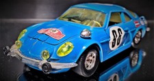 MODELLO AUTO '50 '70 VINTAGE MARTOYS ALPINE RENAULT 1600 S SCALA 1/24 0101 XX