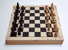 Scacchiera vintage in legno