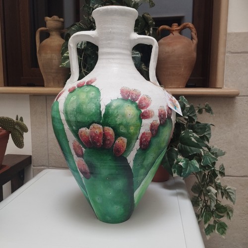 Vaso terracotta dipinto a - vaso,