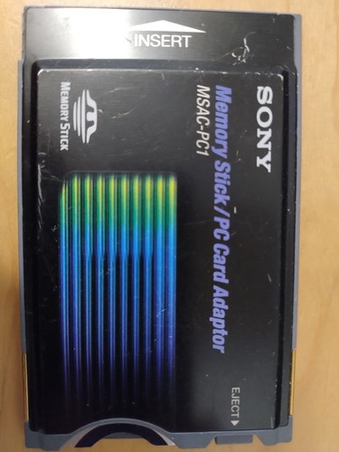 Sony memory stick card - sony, pc