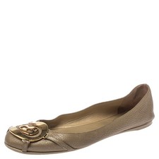 Ballerine gucci pelle oro - in,