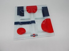 Piatto aperitivo Martini vintage anni 90 in vetro