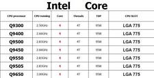 LOTTO Processore CPU Intel