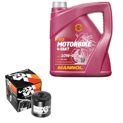 Kit filtro olio mannol - k&n,