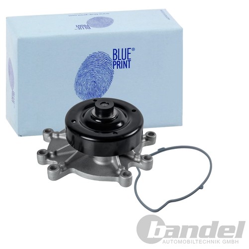 Blue print pompa acqua con - print,