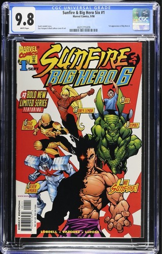 Sunfire big hero 1 cgc - &, 6