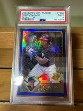 POP 7 Robinson Cano 2003 Topps Chrome Traded rifrattore Rookie RC primo anno #200