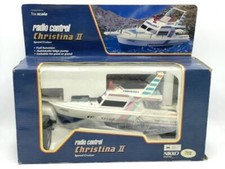 VINTAGE BOAT Barca GIG Nikko Christina II RC Radio Navy Sport Club 1/25#NIB OL