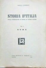  STORIA D'ITALIA - Paolo Giudici - ED. NERBINI 1956/58 - (Vedi descrizione)