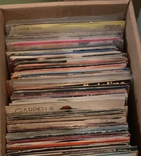 LOTTO STOCK 7” - BLOCCO 50 DISCHI VINILE 7" 45 GIRI MISTI