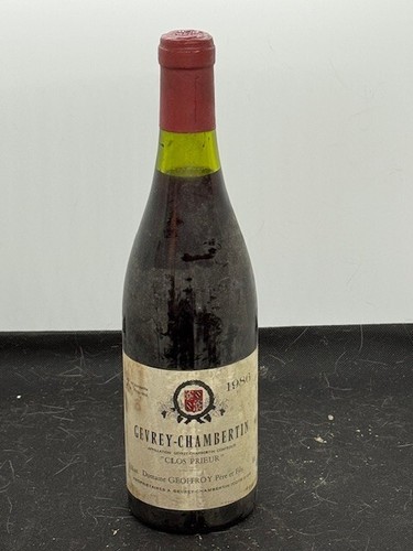 Gevrey chambertin 1986 clos - gevrey,