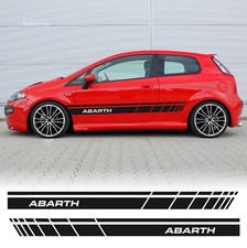 Adesivi Stickers Fiat Grande Punto Fasce laterali ABARTH Auto Tuning Sport