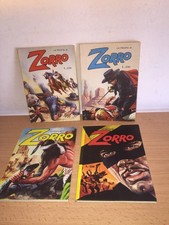 Edizioni Spada 4x Fumetto LA FRUSTA DI ZORRO N. 1-3-7-9 del 1977