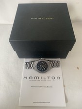 Hamilton Khaki quartz Sub 666 ft 9745B anni 80 cassa bracciale acciaio 39mm box