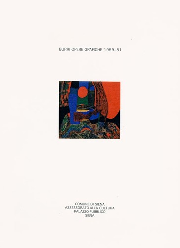 Albert burri catalogue opere - albert,