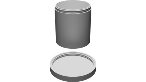 Contenitore con filettatura - con,