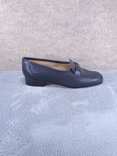 ValleVerde Women's Breathable Leather Mocassin Italian Excellence Size 35.5 Dark