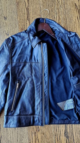 Giacca vera pelle - uomo, zara