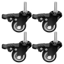 Set di 4 ruote girevoli per