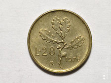 MONETA 20 LIRE RAMO DI QUERCIA