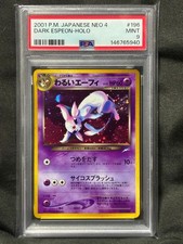 PSA 9 Dark Espeon Holo #196