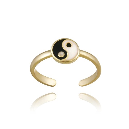 Bague doigt yin yang - doigt,
